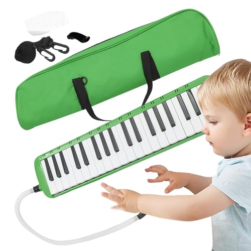 Melodica-Instrument – Musikinstrument mit 37 Tasten | Klavier Mundharmonika für Kinder | Blasmusikinstrument | Musikinstrument mit Blasharmonika | Musikinstrumente Musik Keyboard lustig für Kinder von Takluu