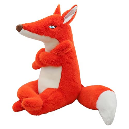 Takluu Gefüllter Fuchs, Fuchsplüsch,Süßes Fuchs-Plüschtier - Kuscheliges Stofftier, weiches Waldtier, Plüschtier, Spielzeugpuppe, süßes Kissen für Couchbett von Takluu