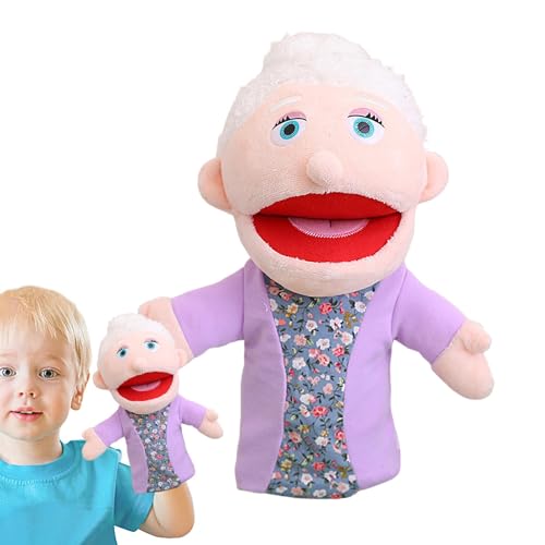 Takluu Handpuppe für Familienmitglieder, Handpuppe aus Plüsch, für die Familie, Handpuppen, Rollenspielzeug, Handpuppe aus weichem Plüsch, zum Geschichtenerzählen von Geschichten, Shows von Takluu