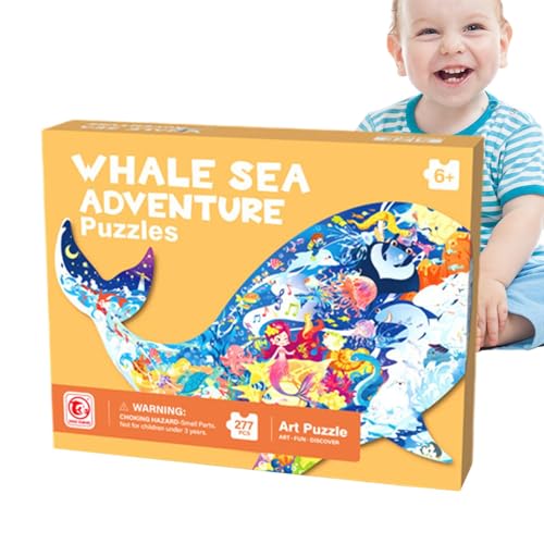 Takluu Kinderpuzzles,Puzzles für Kinder - Bunte Papierpuzzles in Tierform - Dekoratives multifunktionales Frühentwicklungszubehör, Familienpuzzlespiel für Kinder von Takluu