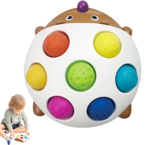 Takluu Kleinkind Squeeze Sensory Board, Kleinkind Squeeze Board Spielzeug,Fingertraining für Kleinkinder, sensorisches Quetschbrett - Beruhigendes, entspannendes Zappelspielzeug für Kinder zum frühen von Takluu