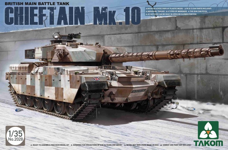 British Main Battle Tank Chieftain Mk.10 von Takom