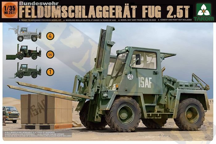 Bundeswehr Feldumschlaggerät FUG 2,5T von Takom