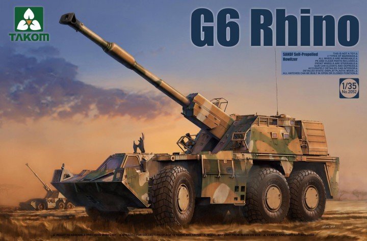 G6 Rhino SANDF Self-Propelled Howitzer von Takom