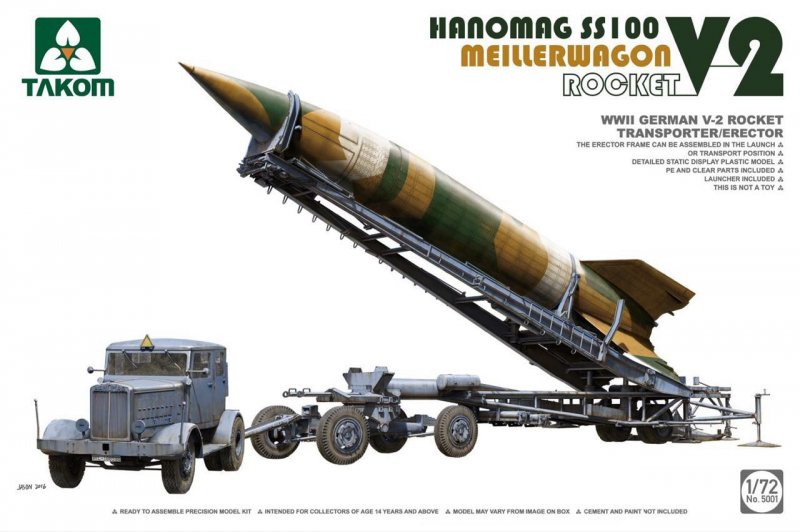 Hanomag SS100 V-2 Rocket Transporter von Takom