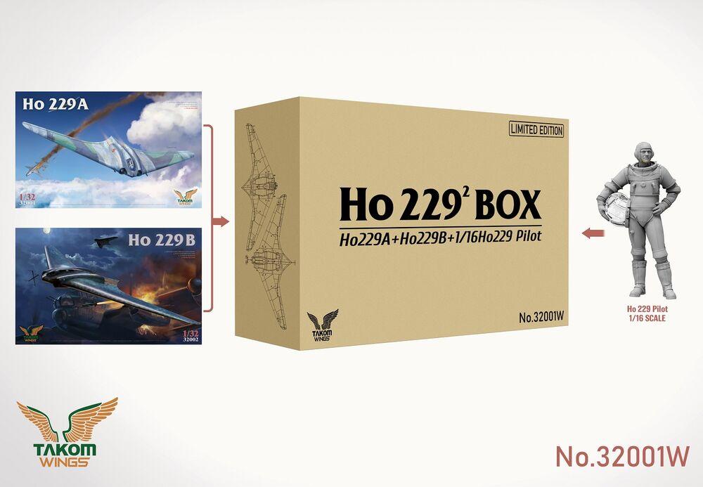 Ho 229 Box - Ho 229A + Ho229B + Ho 229 Pilot -  Limited edition von Takom