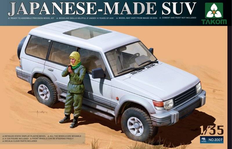 Japanese-made SUV with figure von Takom