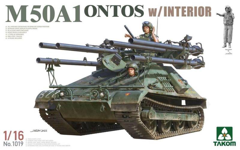 M50A1 Ontos w/ Interior von Takom