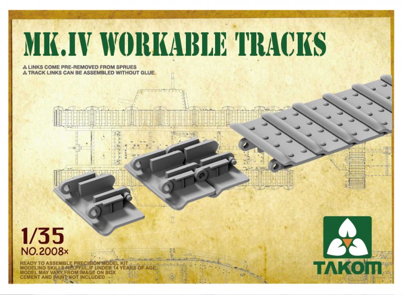 Mark IV Workable Tracks von Takom