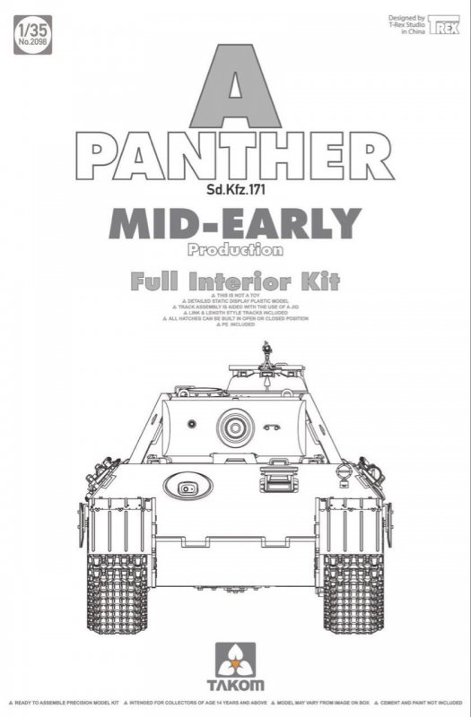 Panther A - Sd.Kfz 171 - Mid-Early Production von Takom