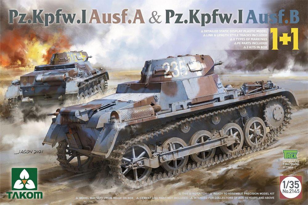 Pz.Kpfw.I Ausf.A & Pz.Kpfw.I Ausf. B (1+1) von Takom