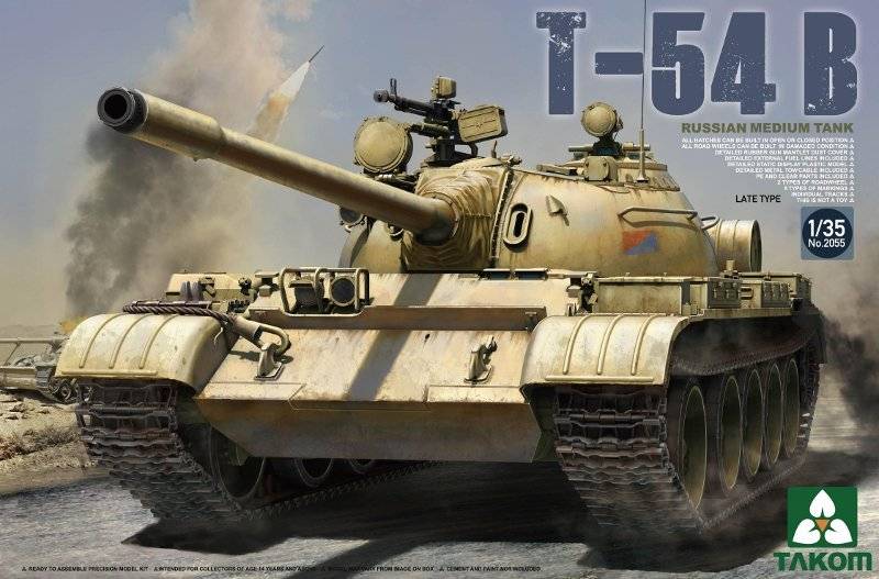 Russian Medium Tank T-54 B Late Type von Takom