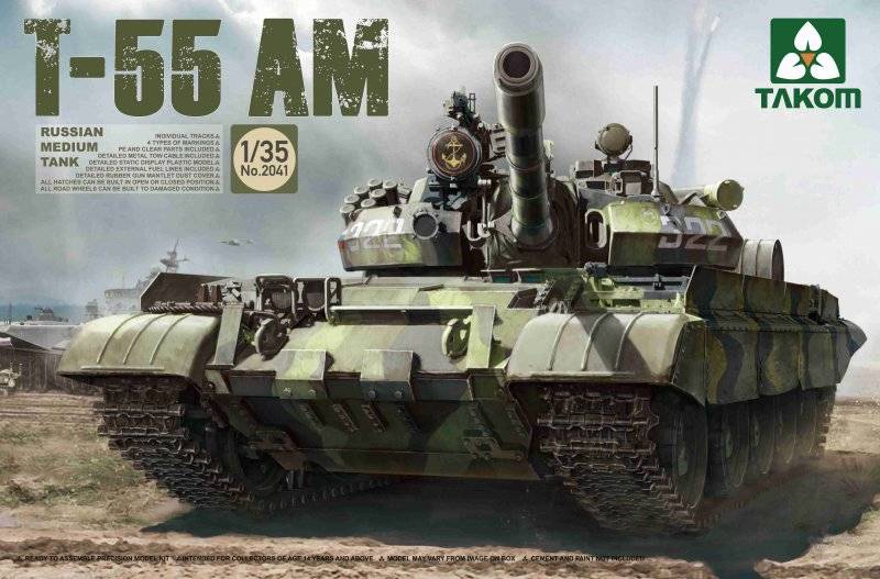 Russian Medium Tank T-55AM von Takom