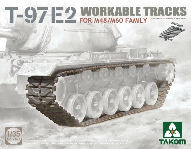 T-97E2 Workable Tracks - M48/M60 Family von Takom