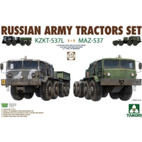 TAKOM TAK5003 1:72 Russian Army Tractors KZKT-537L & MAZ537 1+1 von Takom