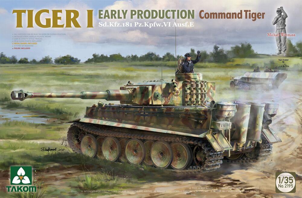 Tiger I - Early Production - Sd.Kfz.181 Pz.Kpfw.VI Ausf.E - Command Tiger von Takom