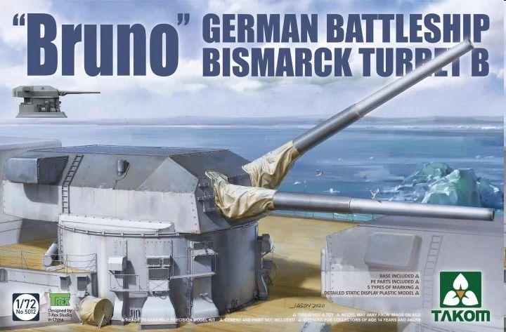 Turm B Bruno - German Battleship Bismarck von Takom