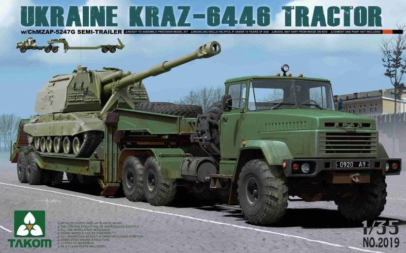 UKRAINE KRAZ-6446 TRACTOR von Takom