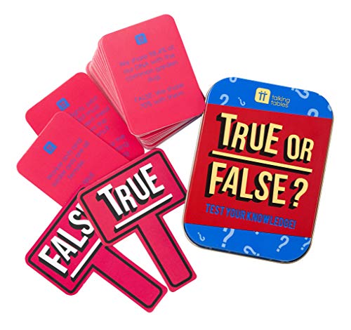 Talking Tables Christmas True Or False Party Game Trivia Cards Family Fun | 2+ Players von Talking Tables