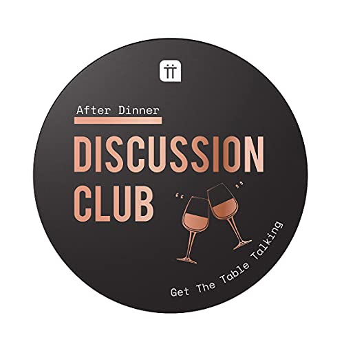 Talking Tables Discussion Club Konversationsspiel mit zum Nachdenken anregenden Fragekarten | Für Nach dem Abendessen, Geschenke für Sie oder Ihn, Stock Filler, Date Night von Talking Tables