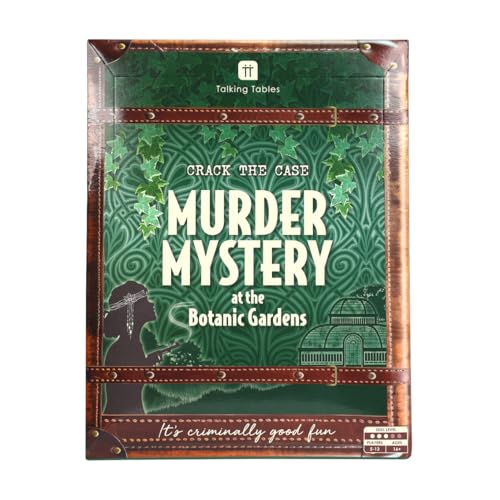 Talking Tables Murder Mystery at The Botanic Gardens Game, Puzzles, Clues, Family Games for Kids, Adults, Brain Teaser Puzzles Secret Santa, Ages 16+, 5-13 Players von Talking Tables