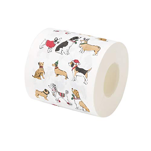 Talking Tables Weihnachten Party Dekoration Botanical Hound Toilettenpapierrolle, Christmas von Talking Tables