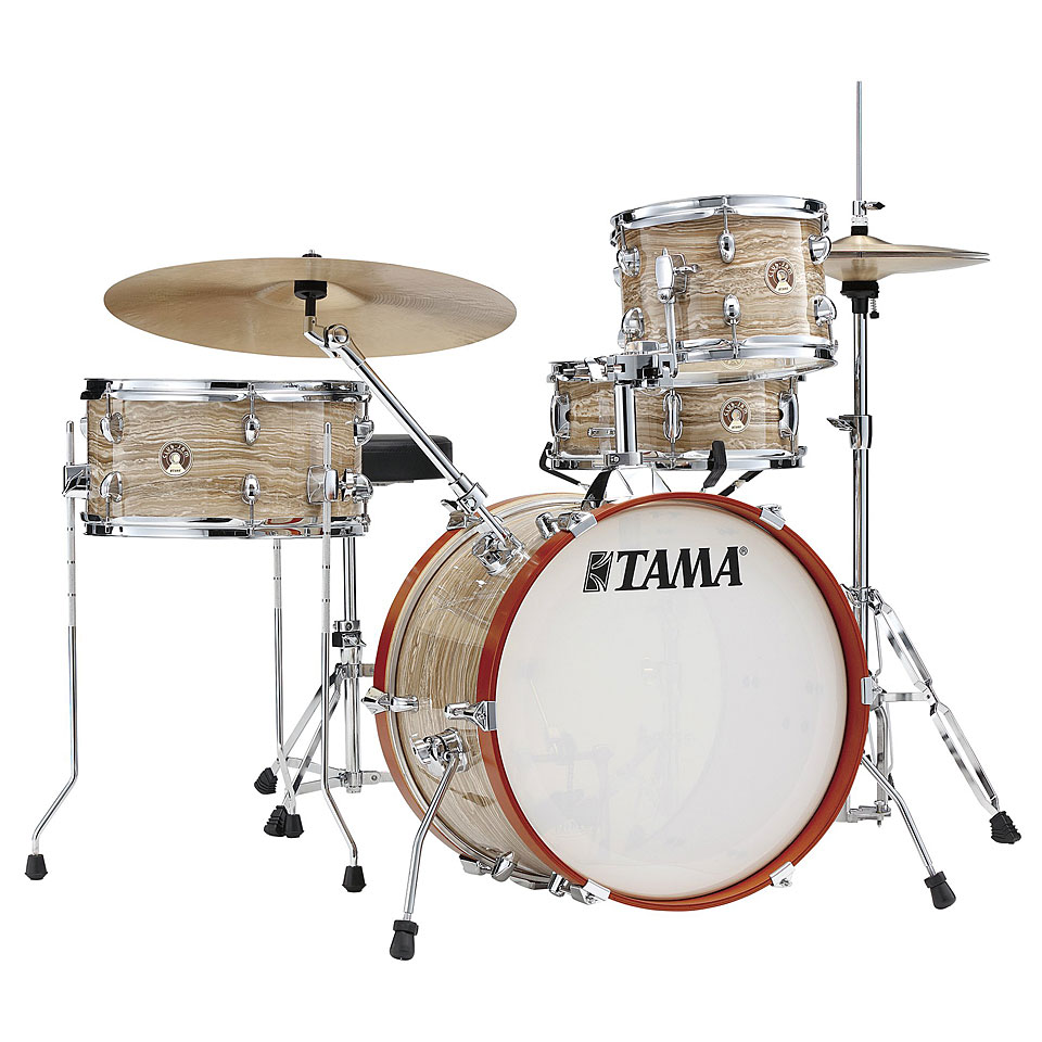 Tama Club Jam LJK48S-CMW 18" Cream Marble Wrap Shellset Schlagzeug von Tama