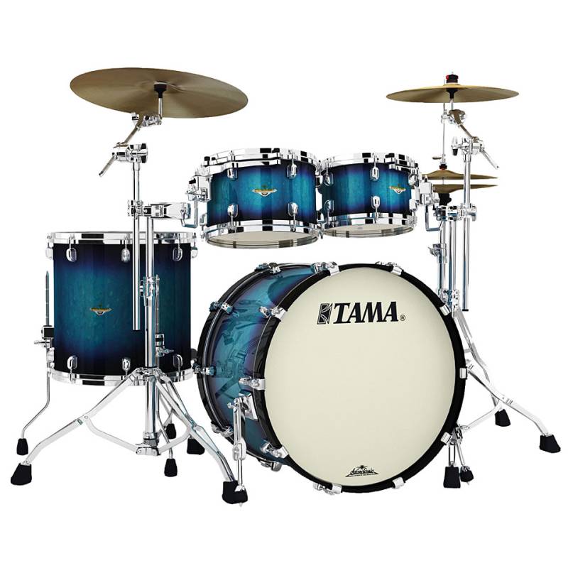 Tama Starclassic Maple 22" 4 Pcs. Molten Electric Blue Burst Shell von Tama