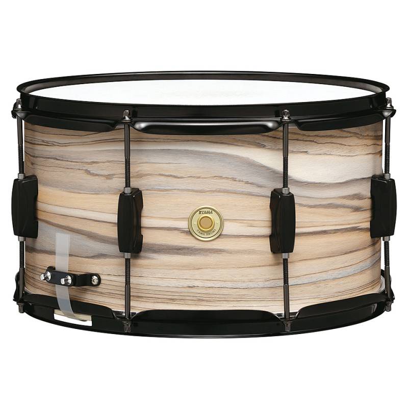 Tama Woodworks WP148BK-NZW 14" x 8" Natural Zebrawood Wrap Snare von Tama