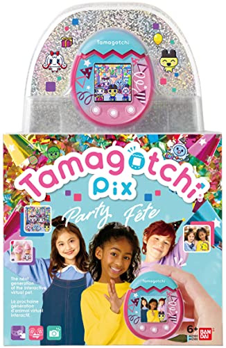 Tamagotchi Pix Party Virtuelles Haustier Konfetti von BANDAI