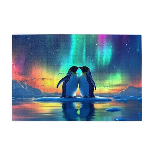 Aurora Puzzle 1000 Teile Erwachsene Pinguin, Puzzles mit Verpackung Box und Poster, Lustig Stress Abbauen Familien Unterhaltungsspiele für Raumdekoration, Kreative Geschenke für Männer/Frauen 1T-1536 Aurora Puzzle 1000 Teile Erwachsene Pinguin, Puzzles mit Verpackung Box und Poster, Lustig Stress Abbauen Familien Unterhaltungsspiele für Raumdekoration, Kreative Geschenke für Männer/Frauen 1T-1536 von Tamalsj