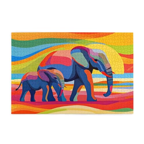Puzzle 3000 Teile Abstrakt, Elefant Holz XXL Puzzle Erwachsene mit Schachtel und Poster, Schwierige, Herausfordernde und Interessant Spiele für Anfänger, Männer/Frauen Wohndekoration Geschenke 1T-1440 Puzzle 3000 Teile Abstrakt, Elefant Holz XXL Puzzle Erwachsene mit Schachtel und Poster, Schwierige, Herausfordernde und Interessant Spiele für Anfänger, Männer/Frauen Wohndekoration Geschenke 1T-1440 von Tamalsj