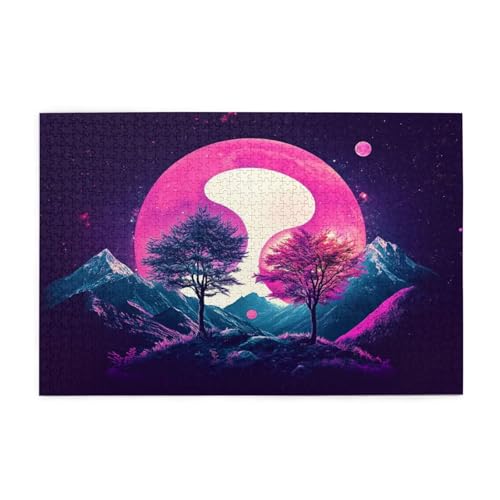 Puzzle 3000 Teile Baum, Mond Holz XXL Puzzle Erwachsene mit Schachtel und Poster, Schwierige, Herausfordernde und Interessant Spiele für Anfänger, Geschenke für Männer/Frauen Wohndekoration 1T-1301 Puzzle 3000 Teile Baum, Mond Holz XXL Puzzle Erwachsene mit Schachtel und Poster, Schwierige, Herausfordernde und Interessant Spiele für Anfänger, Geschenke für Männer/Frauen Wohndekoration 1T-1301 von Tamalsj