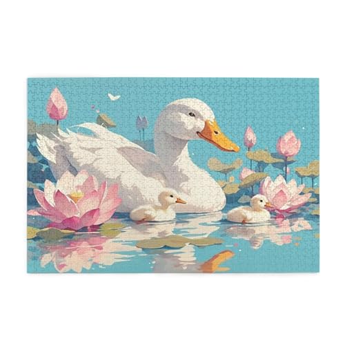 Puzzle 3000 Teile Lotus, Ente Holz XXL Puzzle Erwachsene mit Schachtel und Poster, Schwierige, Herausfordernde und Interessant Spiele für Anfänger, Geschenke für Männer/Frauen Wohndekoration 1T-668 Puzzle 3000 Teile Lotus, Ente Holz XXL Puzzle Erwachsene mit Schachtel und Poster, Schwierige, Herausfordernde und Interessant Spiele für Anfänger, Geschenke für Männer/Frauen Wohndekoration 1T-668 von Tamalsj
