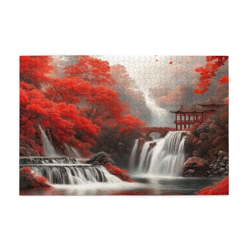 Puzzle 5000 Teile Baum, Fallen Holz XXL Puzzle Erwachsene mit Schachtel und Poster, Schwierige, Herausfordernde und Interessant Spiele für Anfänger, Geschenke für Männer/Frauen Wohndekoration 1T-78 von Tamalsj