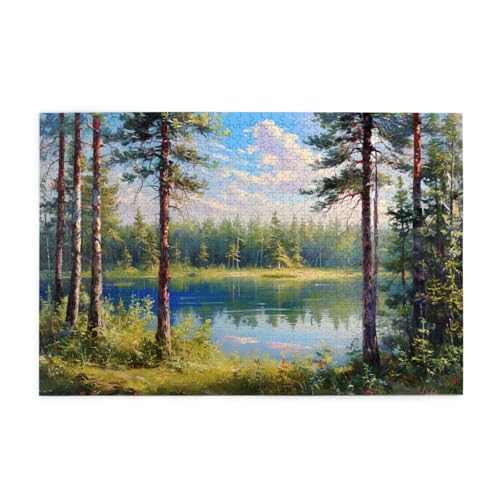 Puzzle 5000 Teile Landschaft, Baum Holz XXL Puzzle Erwachsene mit Schachtel und Poster, Schwierige, Herausfordernde und Interessant Spiele für Anfänger, Männer/Frauen Wohndekoration Geschenke 1T-1799 Puzzle 5000 Teile Landschaft, Baum Holz XXL Puzzle Erwachsene mit Schachtel und Poster, Schwierige, Herausfordernde und Interessant Spiele für Anfänger, Männer/Frauen Wohndekoration Geschenke 1T-1799 von Tamalsj