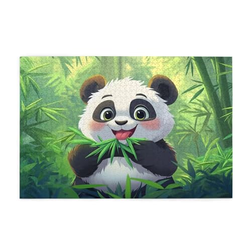 Puzzle 5000 Teile Panda, Bambus Holz XXL Puzzle Erwachsene mit Schachtel und Poster, Schwierige, Herausfordernde und Interessant Spiele für Anfänger, Geschenke für Männer/Frauen Wohndekoration 1T-137 von Tamalsj