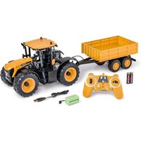 Carson - 1:16 RC Traktor JCB mit Hänger 2.4G 100%RTR von Tamiya-Carson