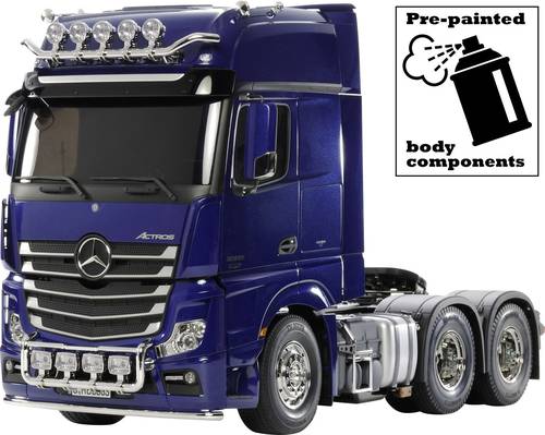 Tamiya 56354 Mercedes Benz Actros 3363 6x4 Giga 1:14 Elektro RC Modell-LKW Bausatz Vorlackiert von Tamiya