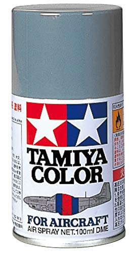 TAMIYA 86526 AS-26 Schattengrau hell matt 100ml - Sprühfarbe für Plastikmodellbau, speziell für Flugzeugmodelle, Modellbau und Bastelzubehör, 75 Milliliters von TAMIYA