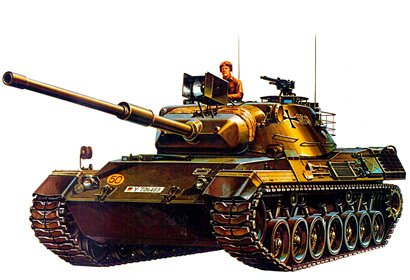 BW Leopard A 1, Medium Tank von Tamiya