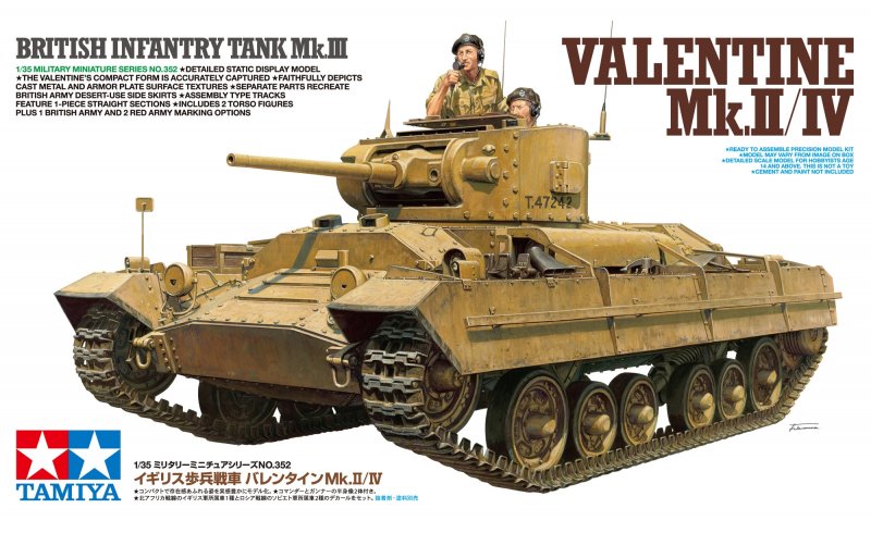 Brit. Valentine Mk. II/IV von Tamiya