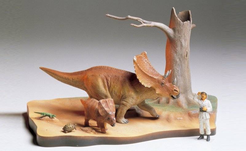 Chasmosaurus Diorama Set von Tamiya