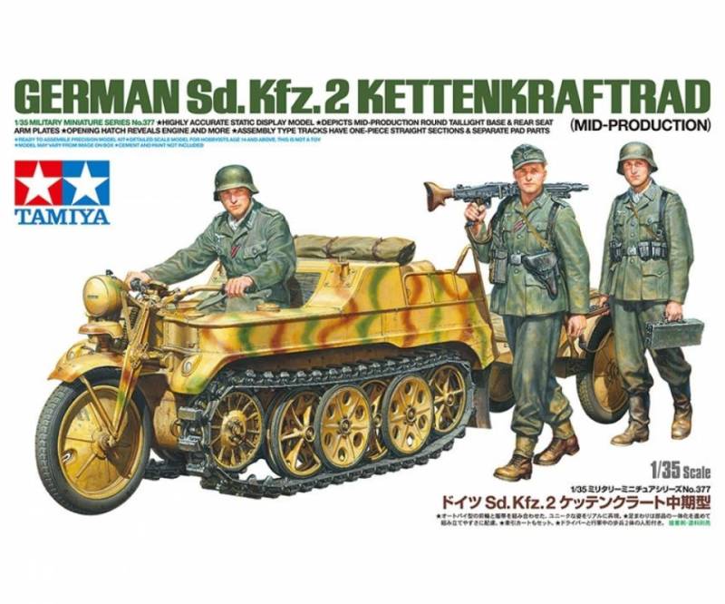 Dt. Sd.Kfz.2 Kettenkrad (Mit.Prod.) von Tamiya