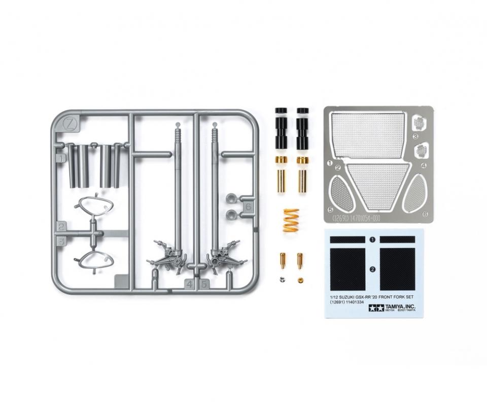 Gabel-Set Suzuki GSX-RR 2020 von Tamiya