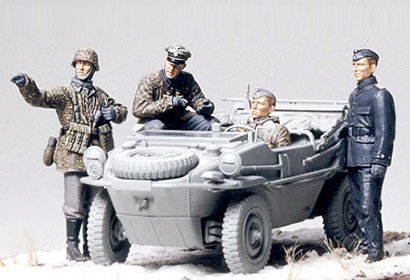 German Panzer Division, Frontline Reconnaissance Team (Schwimmwagen) von Tamiya