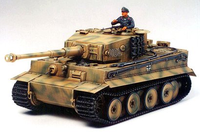 German Tiger I Tank, Mid Production von Tamiya