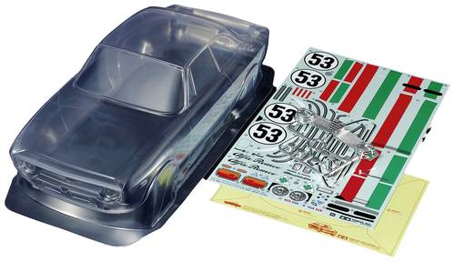 Tamiya 300051729 1:10 Karosserie Alfa Romeo Giulia Club Unlackiert von Tamiya