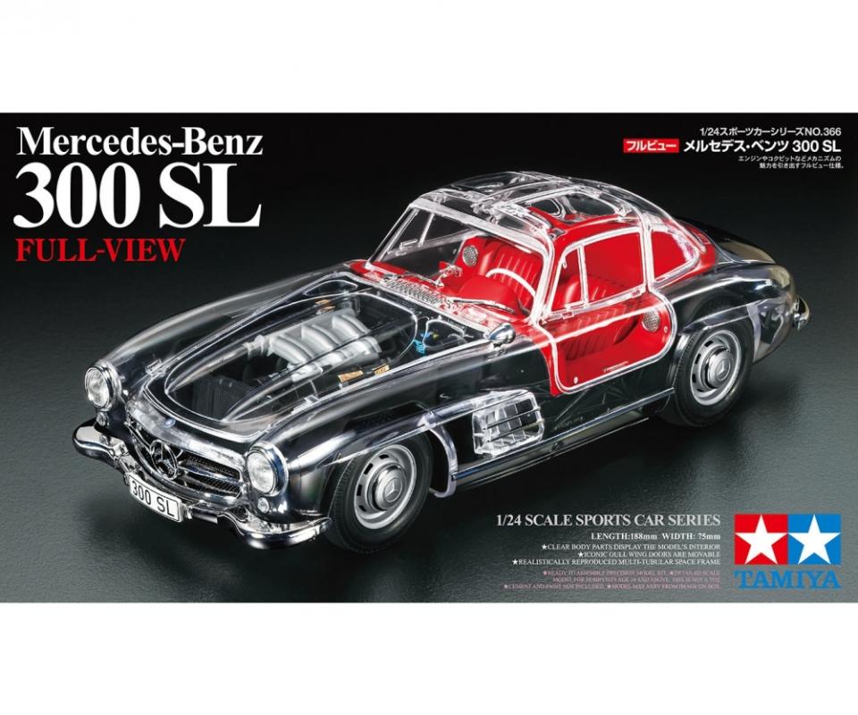 Mercedes-Benz 300SL Full-View von Tamiya