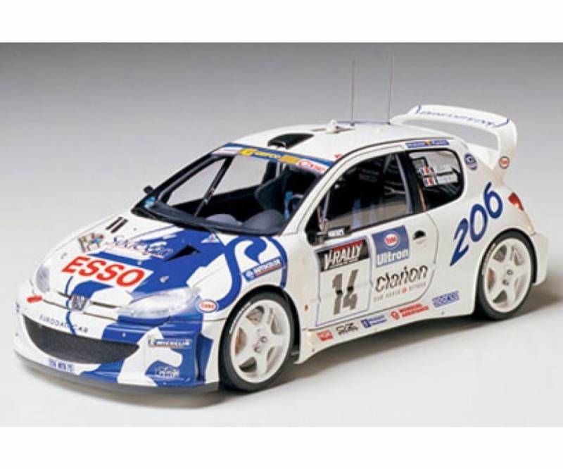 Peugeot 206 WRC von Tamiya